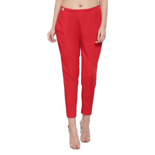 Buy KOTTY Women Regular Fit Multicolor Viscose Rayon Trousers at Amazonin