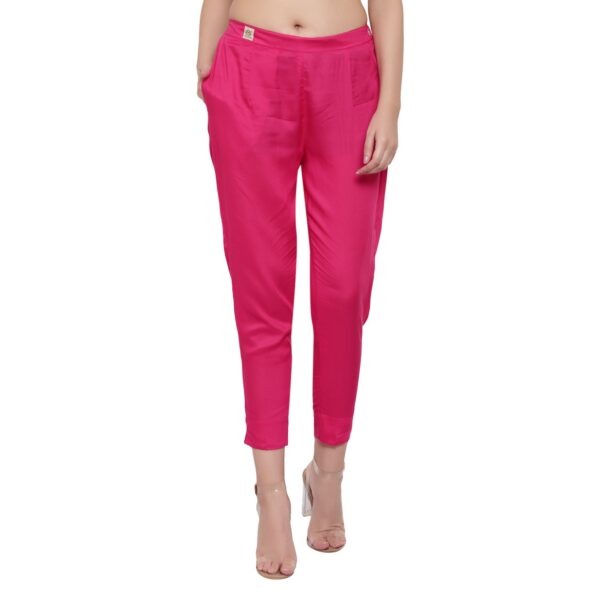 Pink Sheer Bell Bottom Pants – IRHAZ