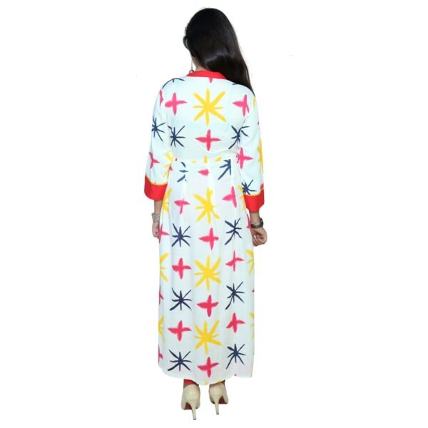 Aksha High-Low Fashionable Flounce Kurtis