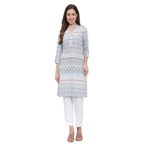 Aksha Zig Zag Short Kurti
