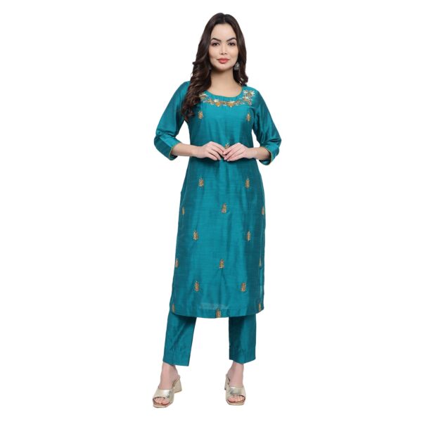 Aksha Rama Green Trouser Set