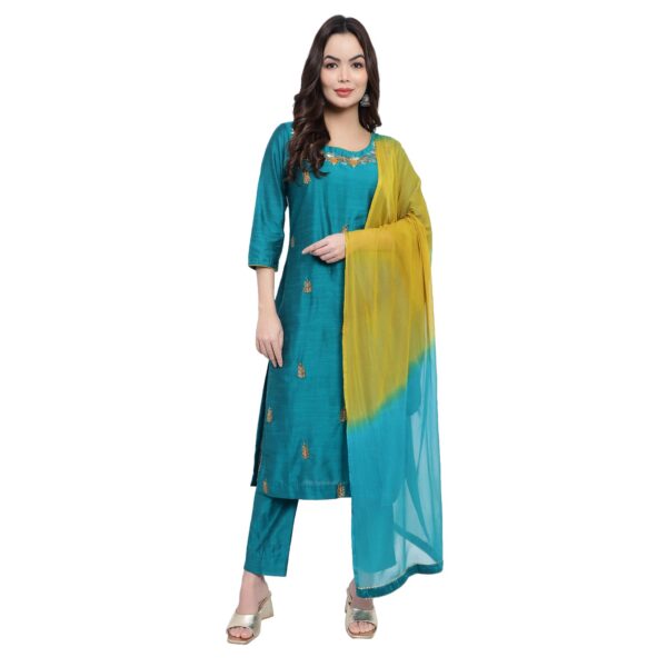 Aksha Rama Green Trouser Set