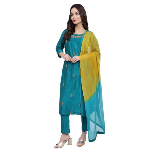 Aksha Rama Green Trouser Set