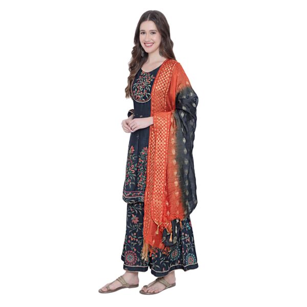 Aksha Grey Color Glamourous Glimpse Sharara Set