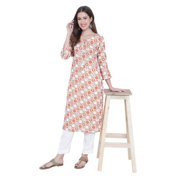 Aksha Golden & Skin Gilded Elegance Kurtis