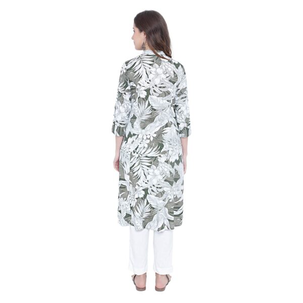 Aksha A-Line Mehandi Magic Kurti