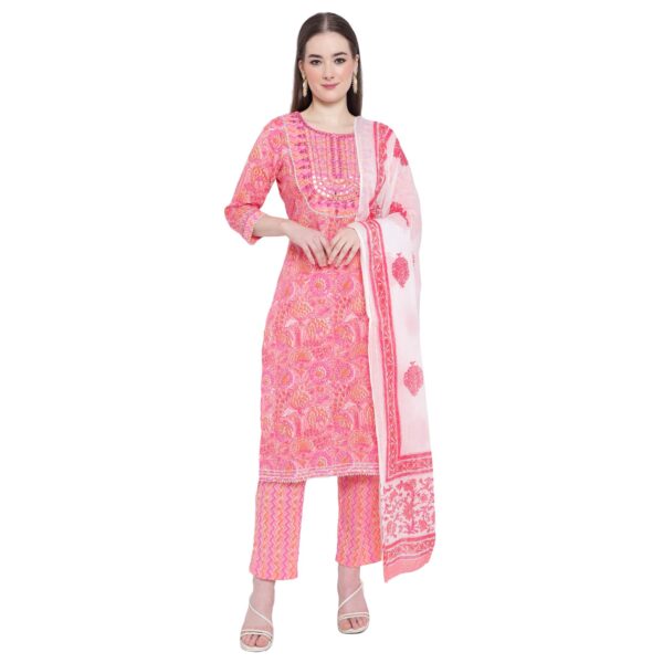 Aksha Chic Ensemble Pink Trouser Set5