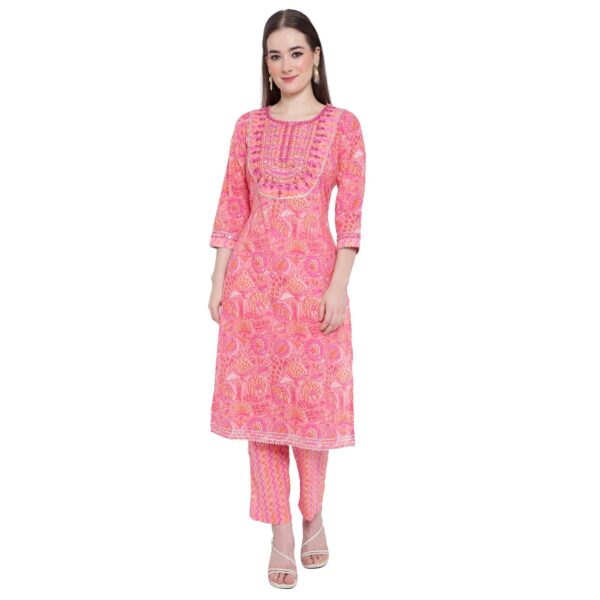 Aksha Chic Ensemble Pink Trouser Set7