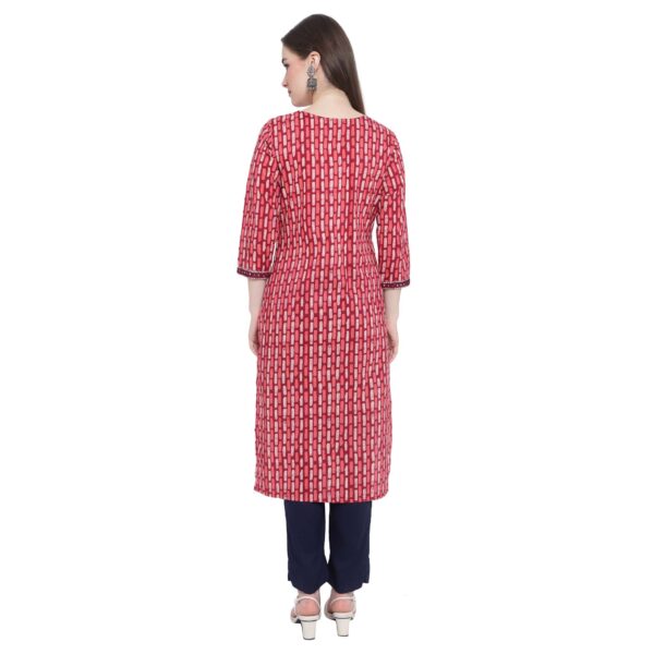 Aksha Floral Flourish Maroon Kurta1