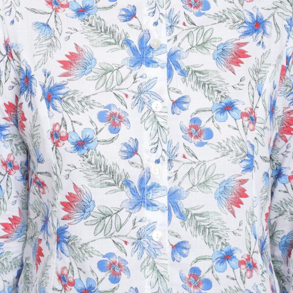 Aksha Modern Muse Tunic Blue Short Top Kurtis1