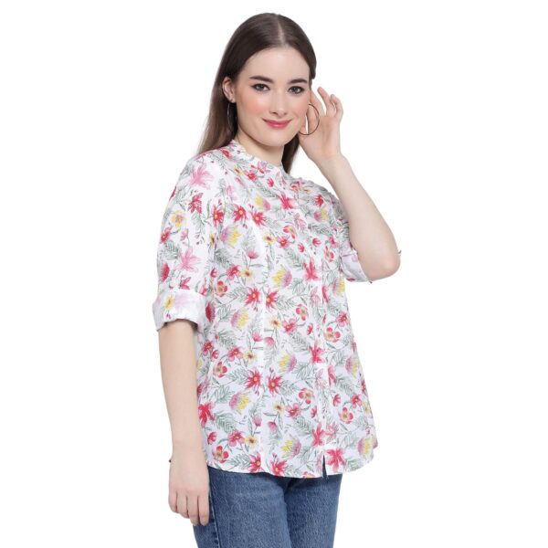 Aksha Modern Muse Tunic Pink Short Top Kurtis3