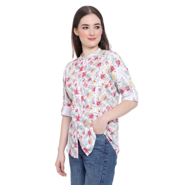 Aksha Modern Muse Tunic Pink Short Top Kurtis4