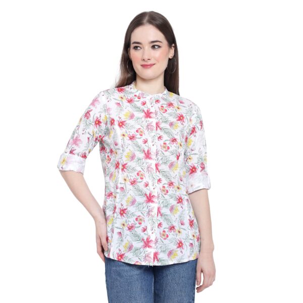 Aksha Modern Muse Tunic Pink Short Top Kurtis5