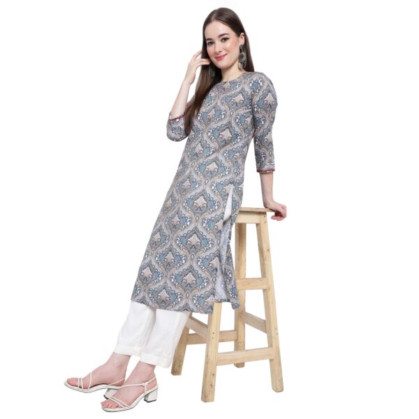 Aksha Trendy Threads Blue Kurtas1