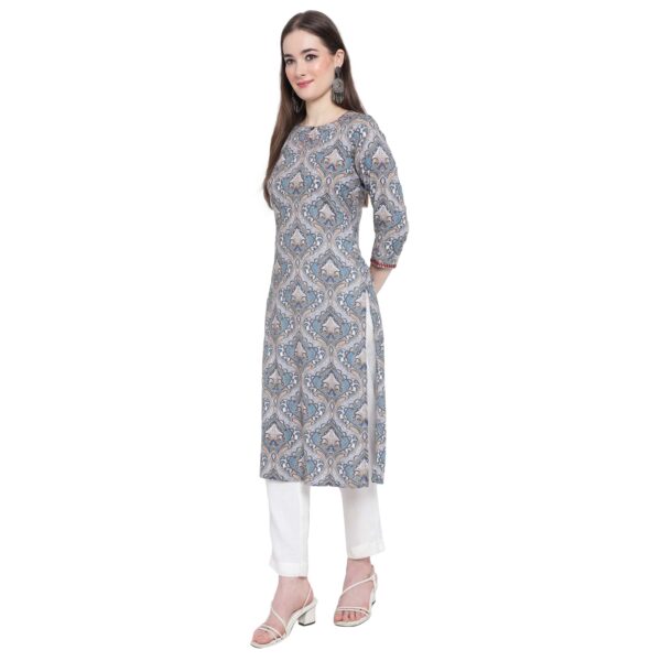 Aksha Trendy Threads Blue Kurtas4