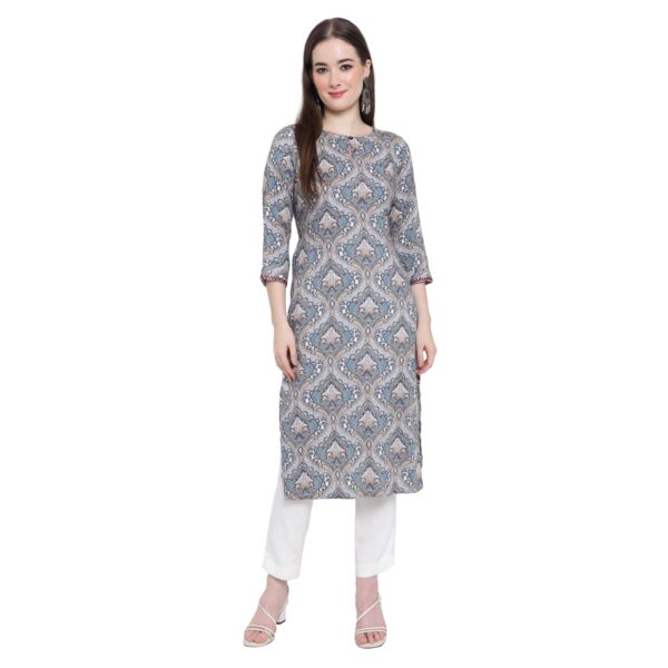 Aksha Trendy Threads Blue Kurtas5