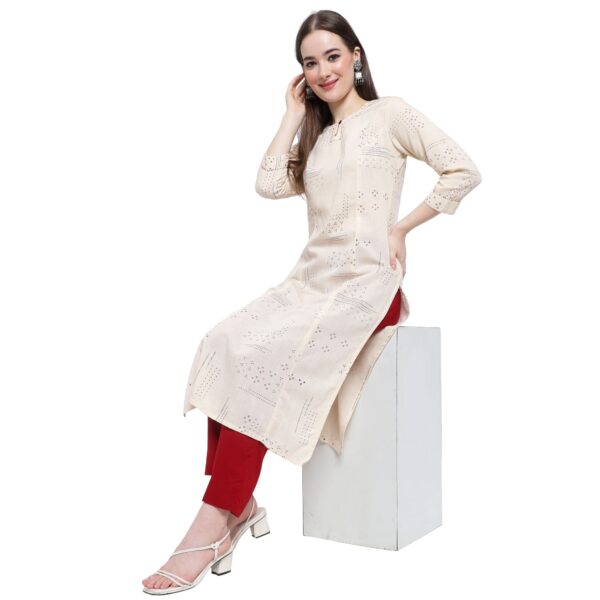Aksha Urban Elegance Cream Kurta3