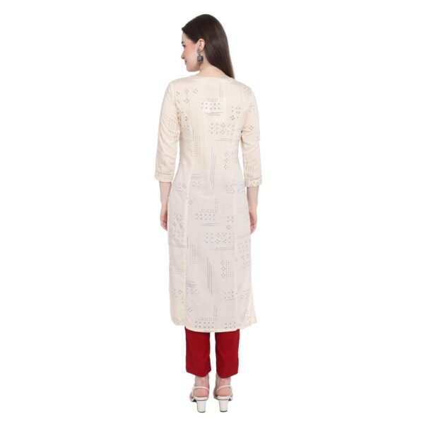 Aksha Urban Elegance Cream Kurta4