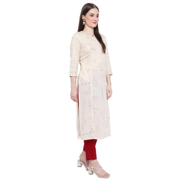Aksha Urban Elegance Cream Kurta5