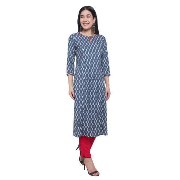 Contemporary Charm Blue Color Women’s Kurtas1