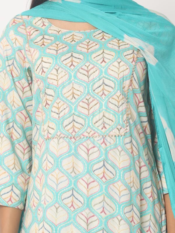 Aksha Rama Green Trouser Set2