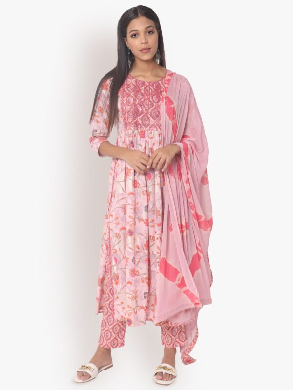 Elegant Attire Duo Pink Naira Suit
