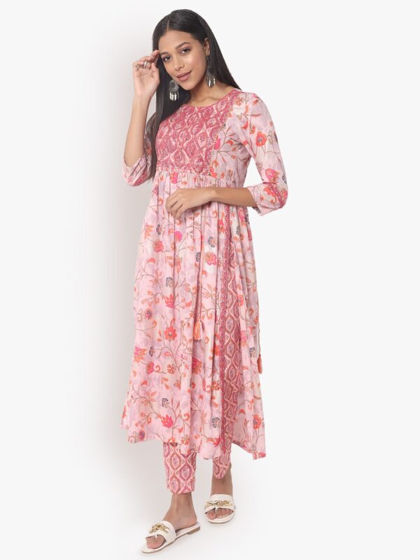 Elegant Attire Duo Pink Naira Suit5