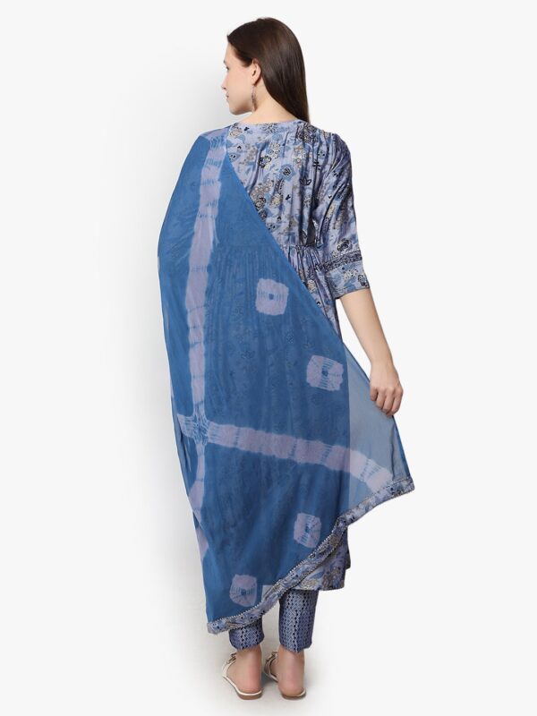 Culture Attire Royal Blue Naira Ladies Suit7