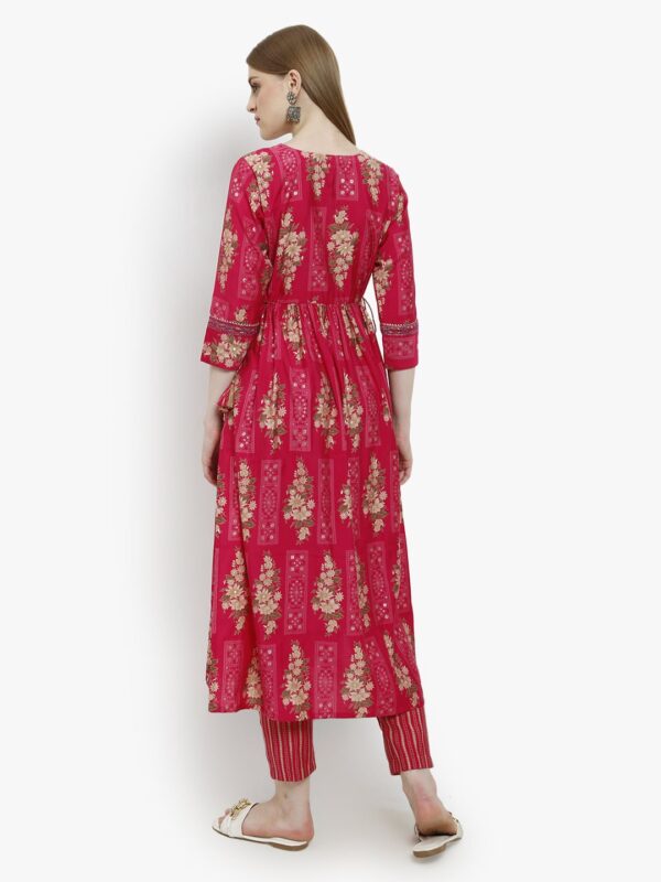 Elegant Ensembles Pink Ladies Naira Suit 1