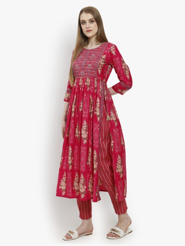 Elegant Ensembles Pink Ladies Naira Suit 3