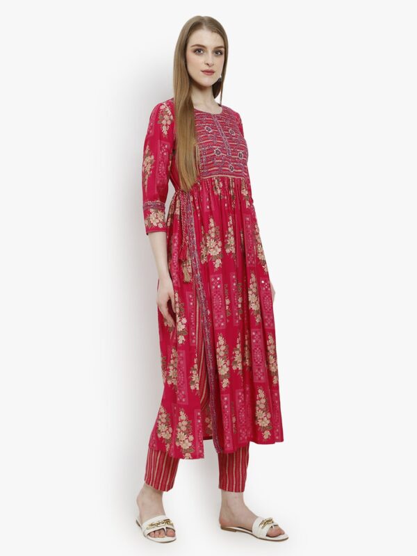 Elegant Ensembles Pink Ladies Naira Suit 4