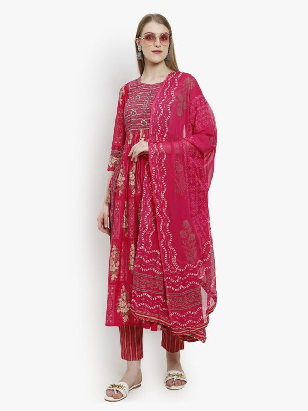 Elegant Ensembles Pink Ladies Naira Suit
