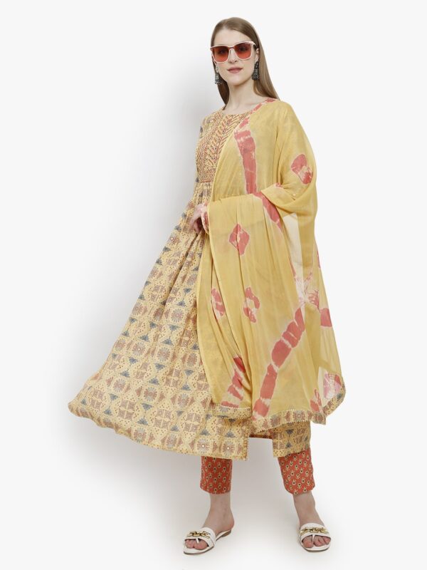 Elevated Elegance Yellow Ladies Naira Set