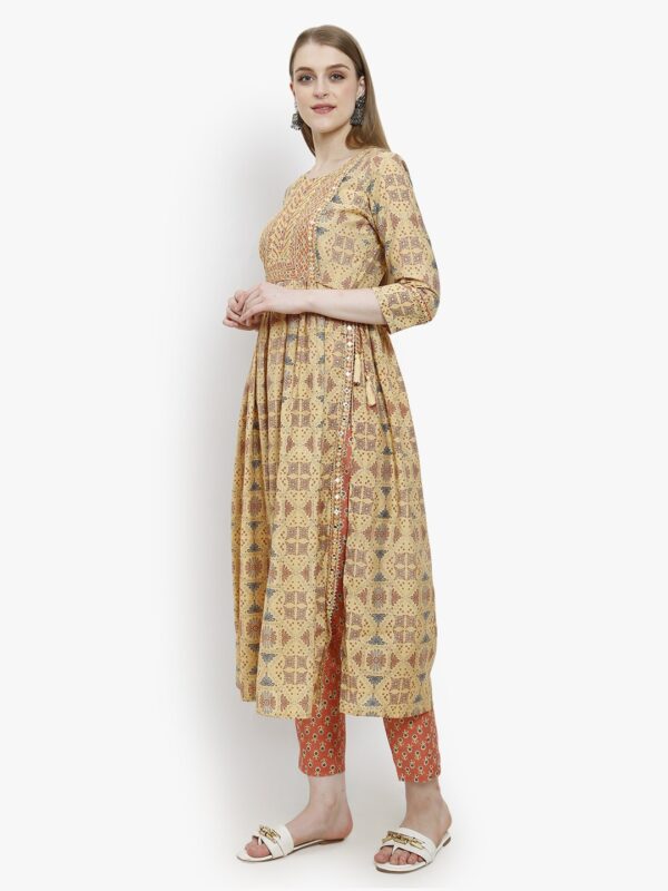 Elevated Elegance Yellow Ladies Naira Set1