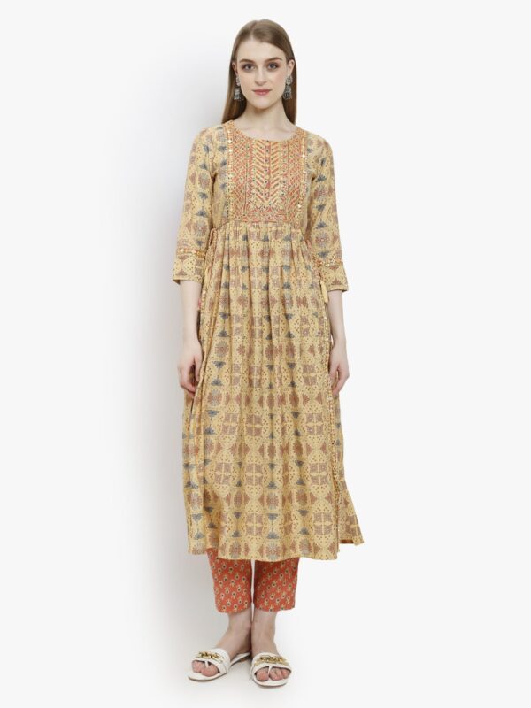 Elevated Elegance Yellow Ladies Naira Set4