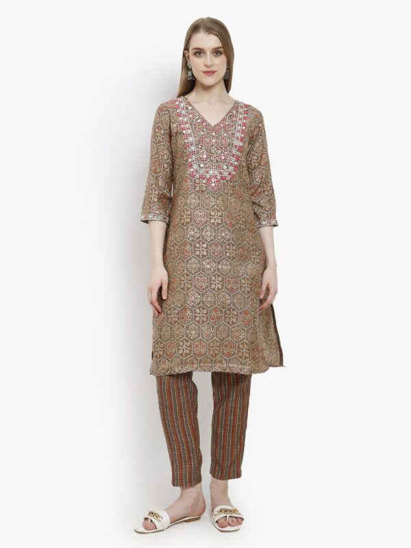 Urban Ensemble Mehandi Trouser Sets4