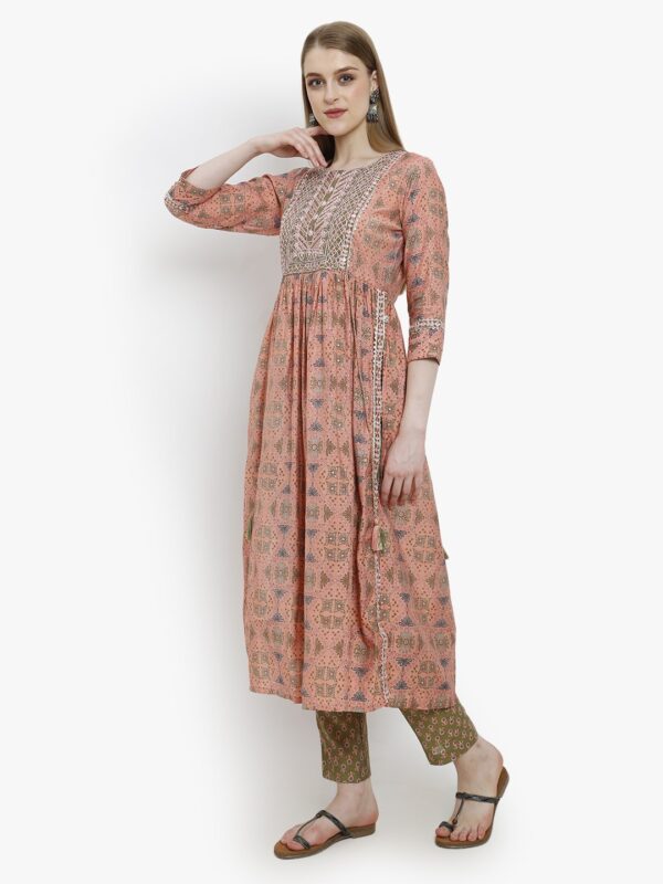 Versatile Vibe Pink Ladies Naira Suit3