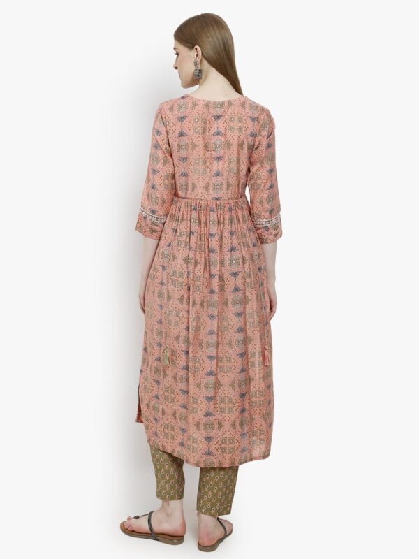 Versatile Vibe Pink Ladies Naira Suit4