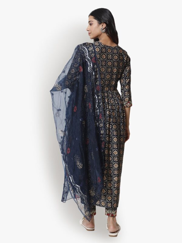 Aliya Opulent Outfit Blue Women Ladies Suit.