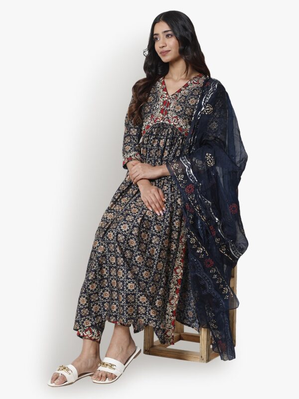 Aliya Opulent Outfit Blue Women Ladies Suit1