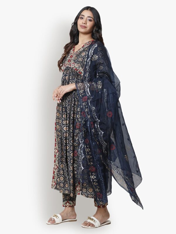 Aliya Opulent Outfit Blue Women Ladies Suit2