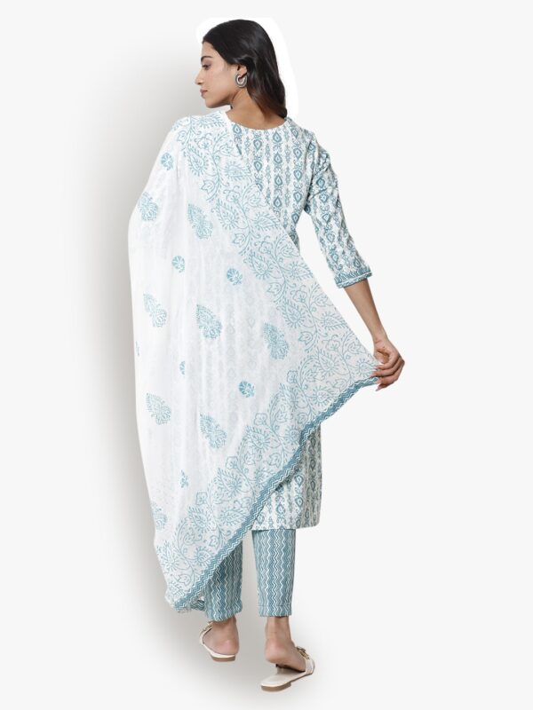 Artistical Rama Green Ladies Suit1