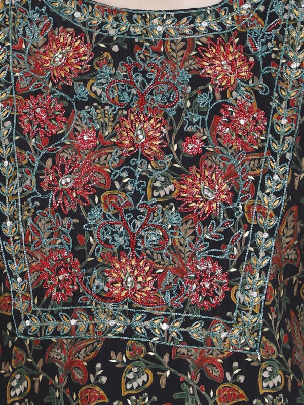 Fashionably Paired Black Women Ladies Suit2