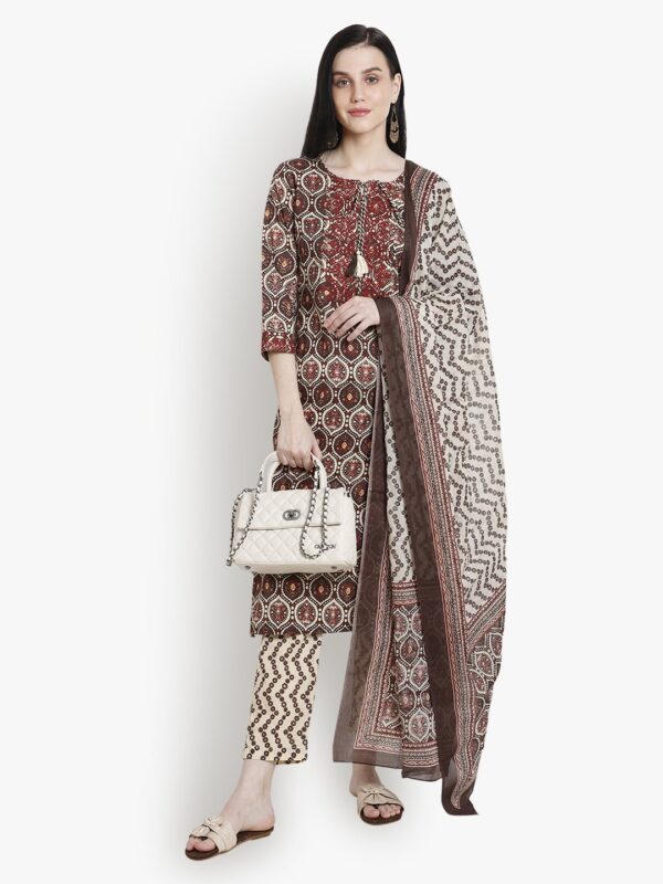 Longing Pairings Mehandi Women Ladies Suit1