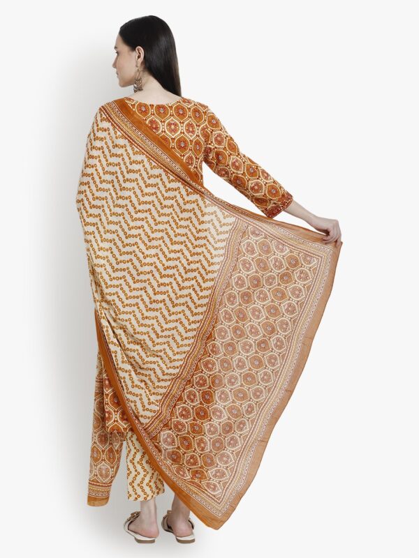 Longing Pairings Mustard Women Ladies Suit.