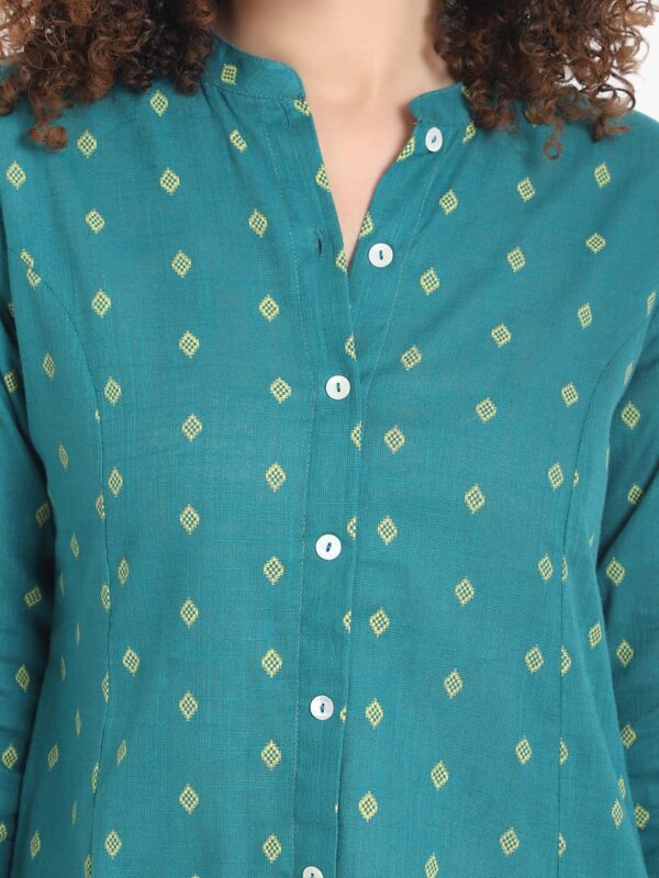 Vibrant Visions Rama Green Kurti1..