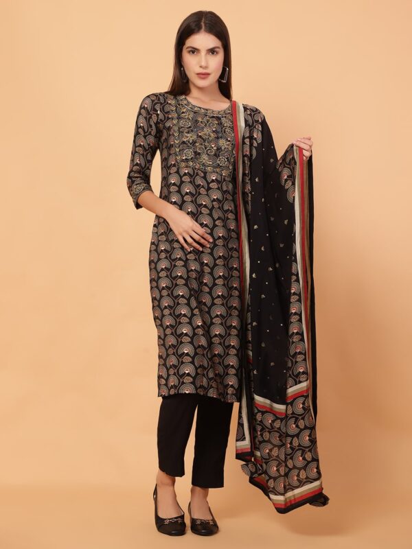 Modern Duet Black Ladies Suit6