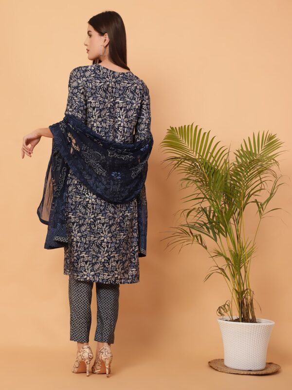 Radiant Rhythms Blue Ladies Suit.