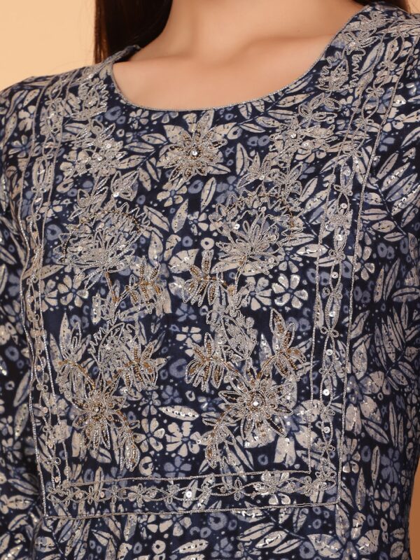 Radiant Rhythms Blue Ladies Suit...