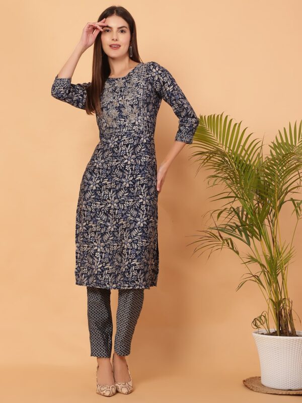 Radiant Rhythms Blue Ladies. Suit